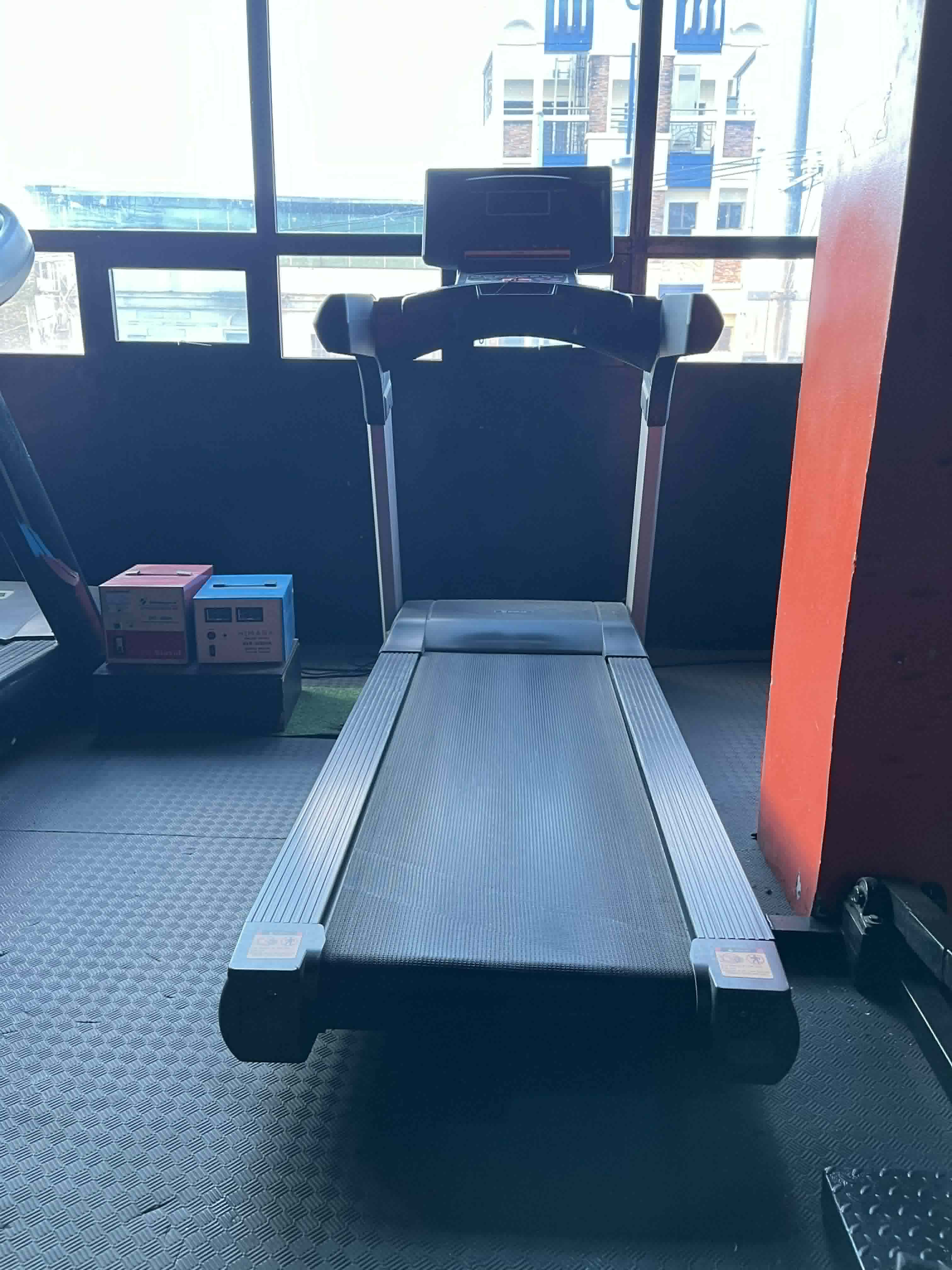 Treadmill by the window